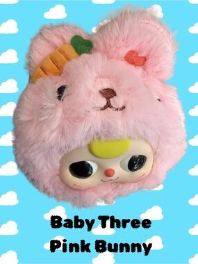 Baby Three First Gen Pink Bunny  Blind Box Confirmed Open